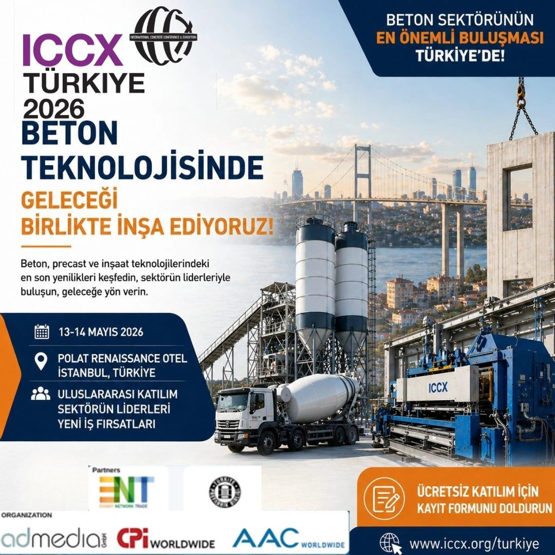 ICCX Türkiye 2026 – Uluslararası Beton Konferansı ve Sergi